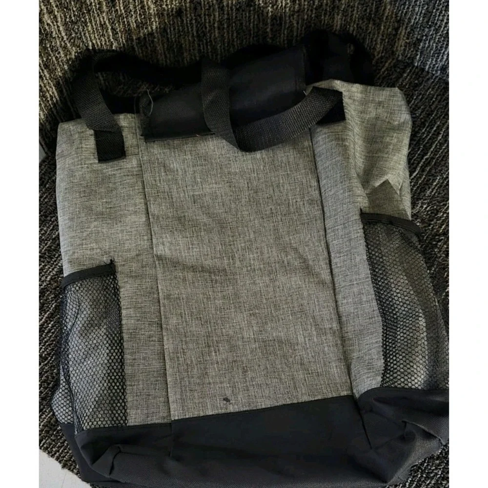 Gray & Black Work / Conference Tote Bags – Lot of 2